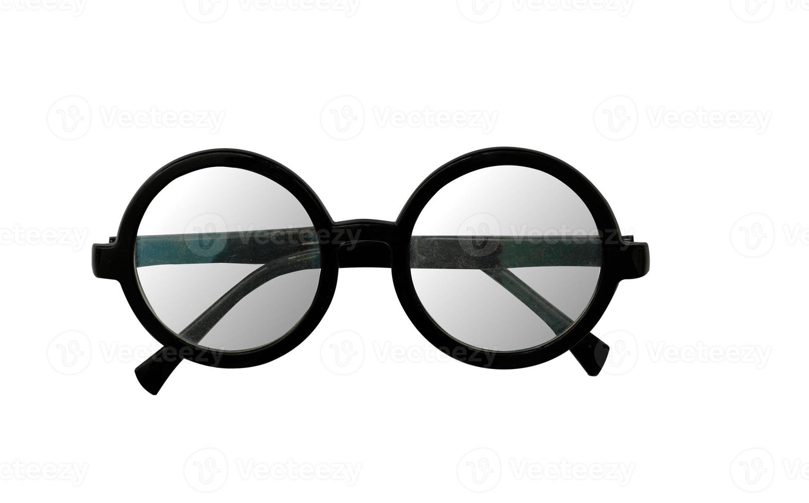 round glasses isolated photo