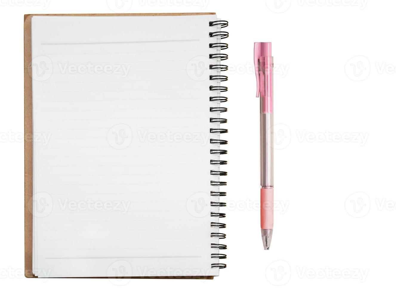 mockup notebook top view photo