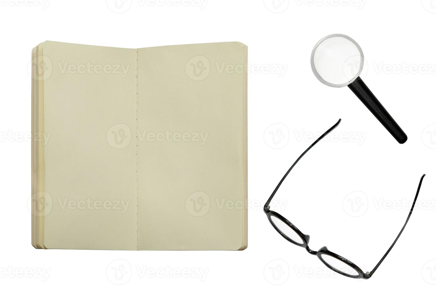 mockup notebook top view photo