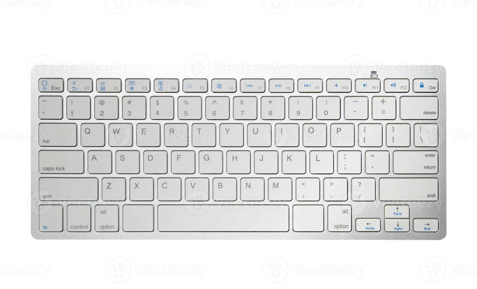 computer keyboard isolated photo