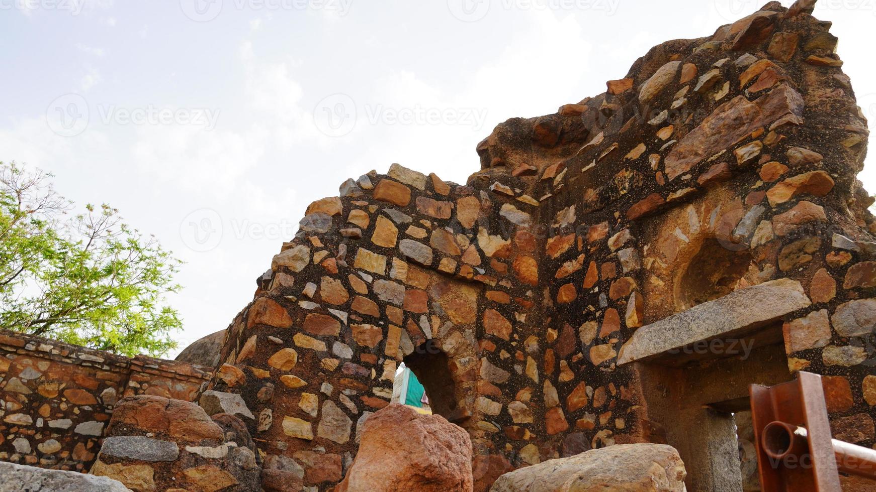 Delhi hauz khas complex General view of Firoz Shah's Tomb, photo