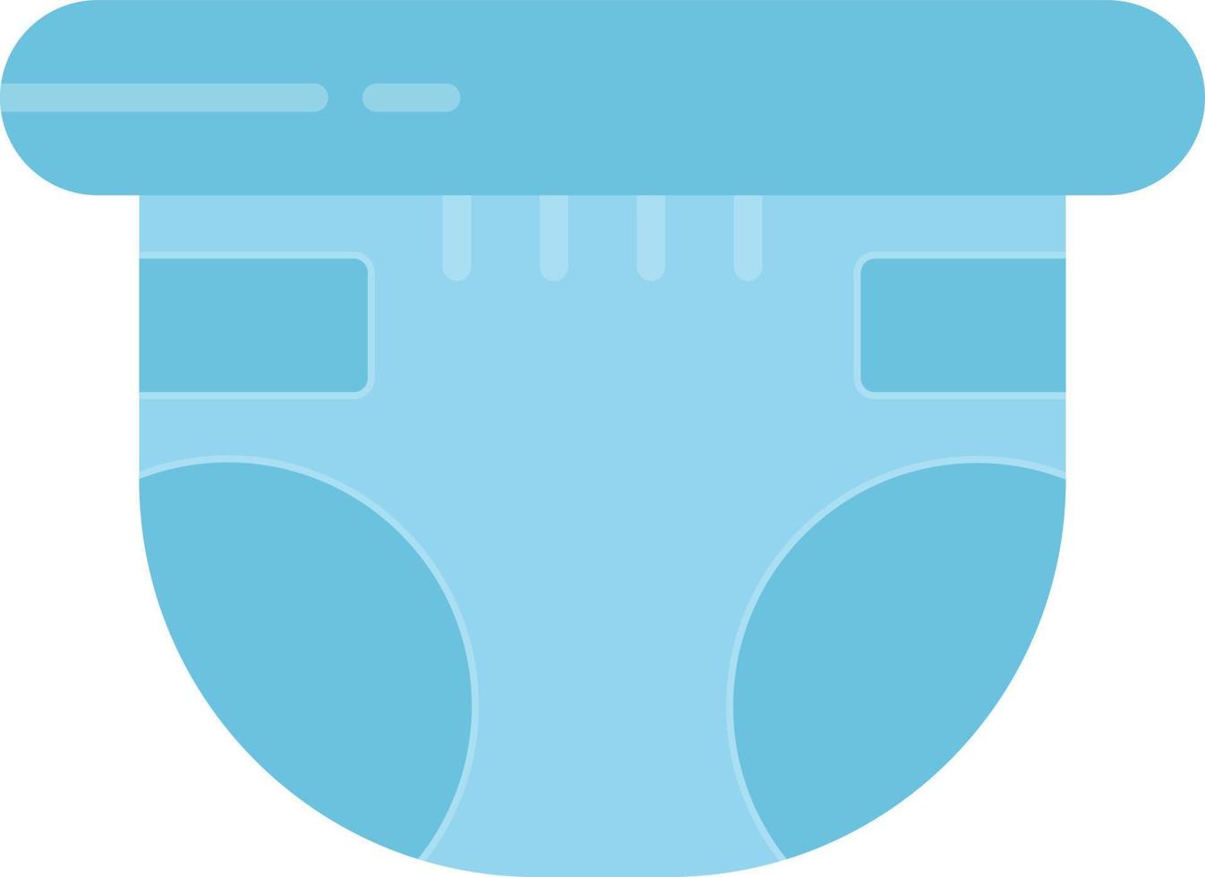 Diaper Flat Icon vector