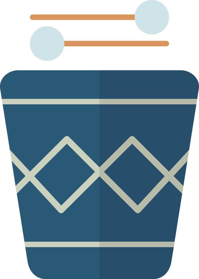 Drum Flat Icon vector