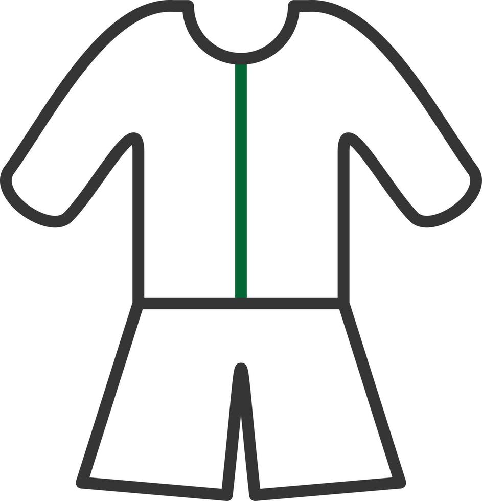 Pijama Line Two Color vector