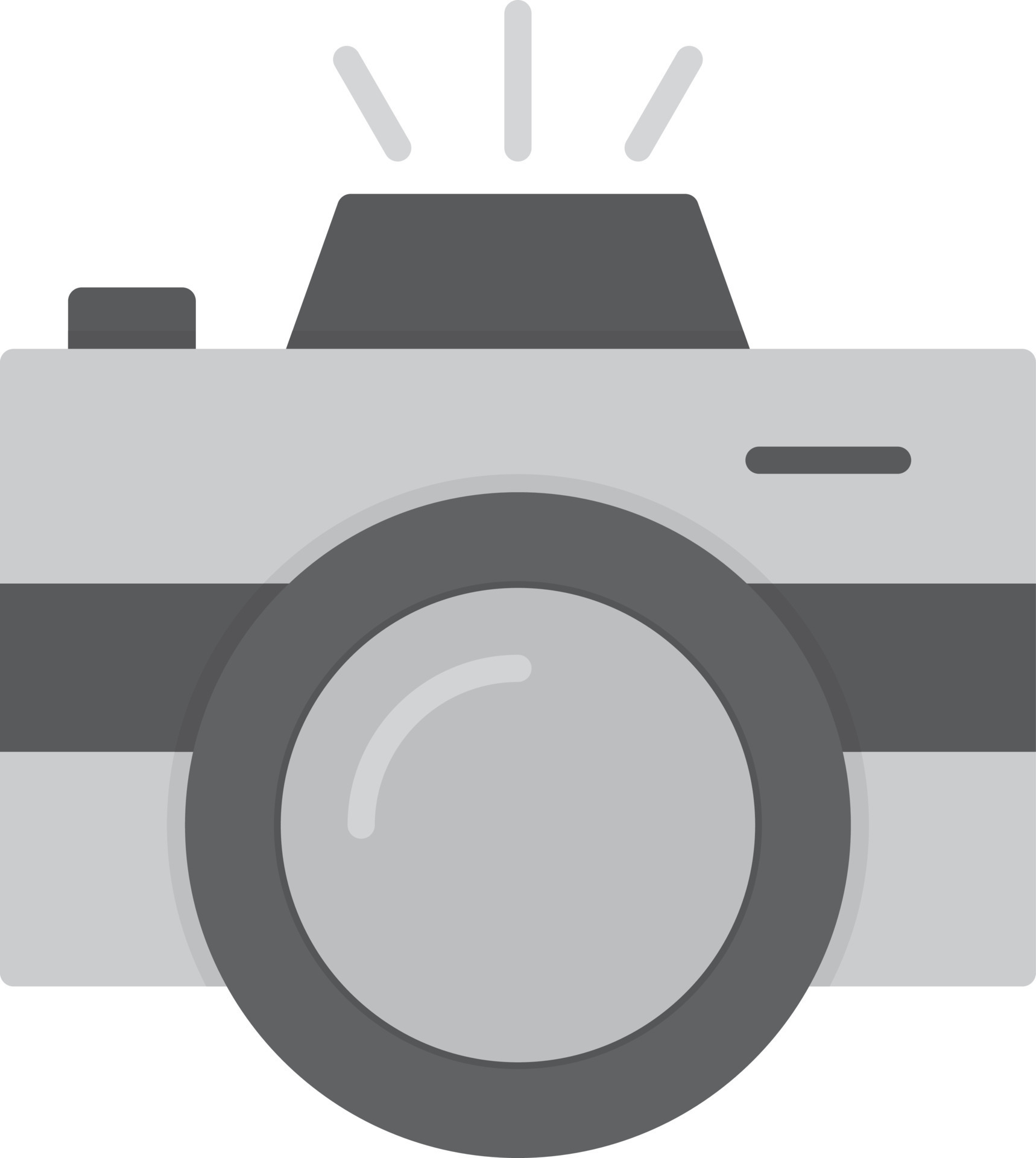 Camera Flat Greyscale 9745008 Vector Art at Vecteezy