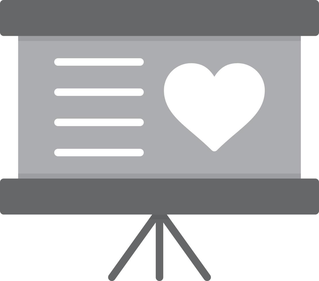 Teaching Flat Greyscale vector