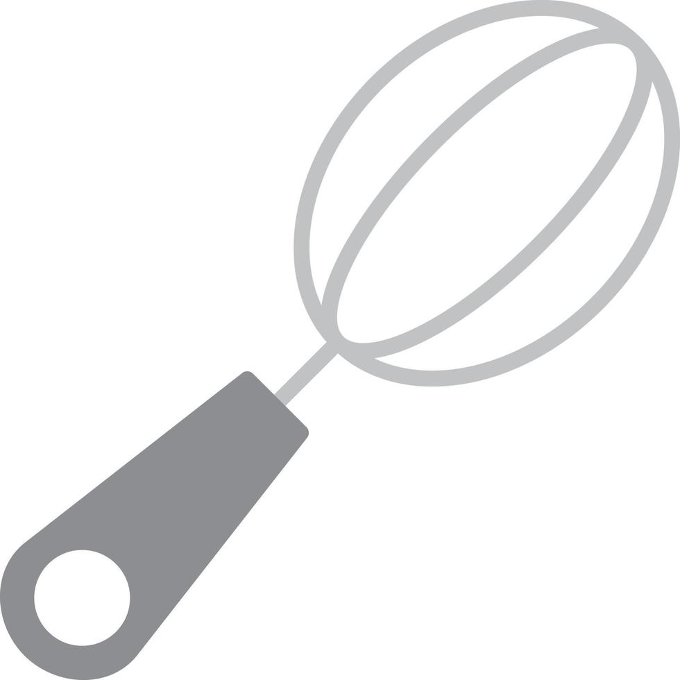 Beater Flat Greyscale vector