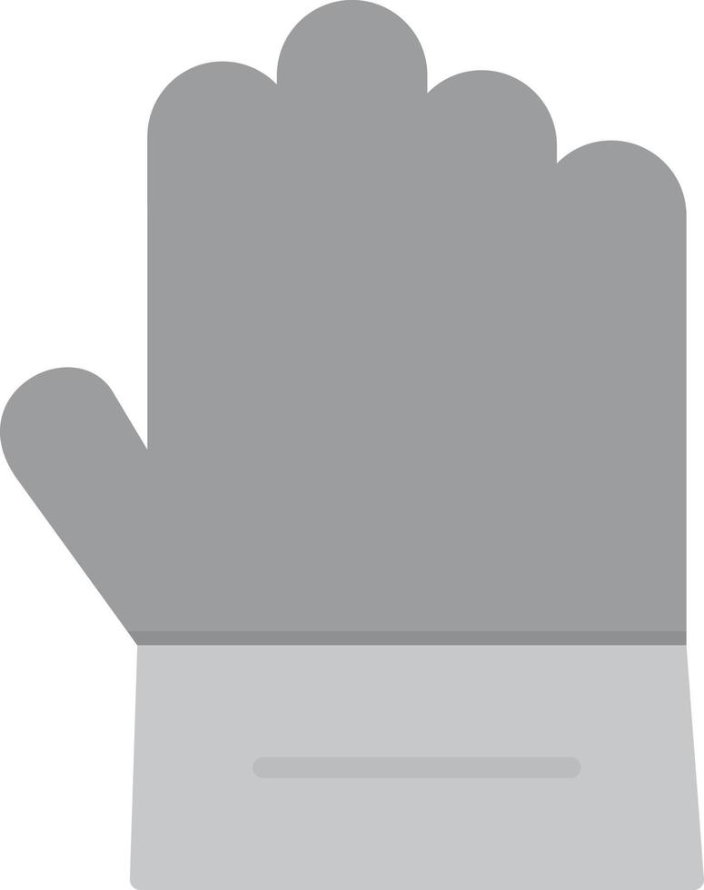 Glove Flat Greyscale vector