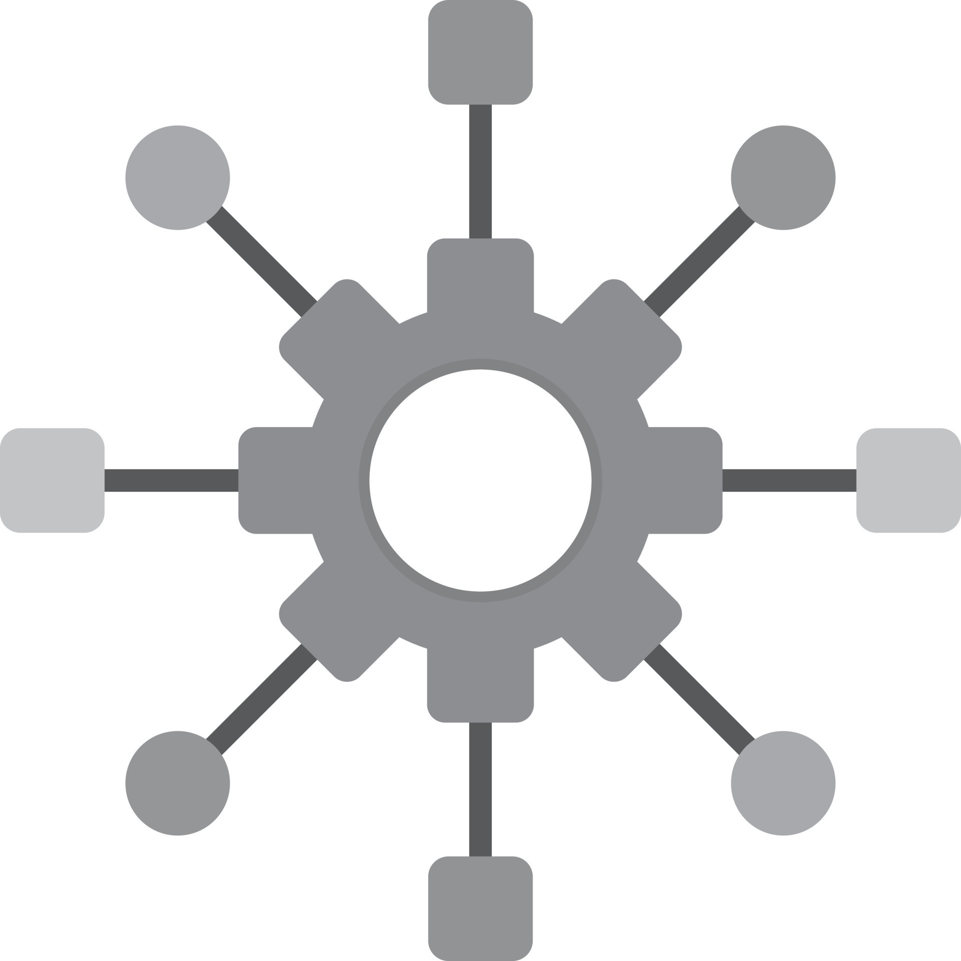 Algorithm Flat Greyscale 9745348 Vector Art at Vecteezy