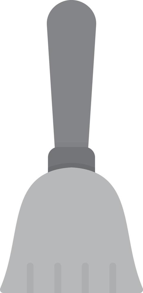 Broom Flat Greyscale vector