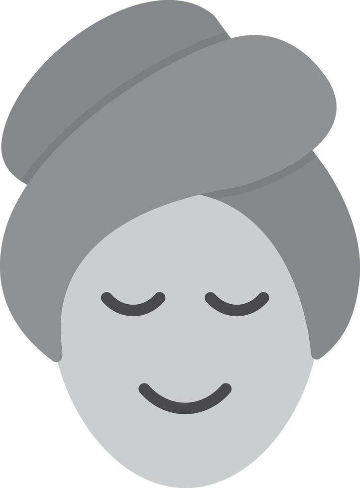 Spa Flat Greyscale vector