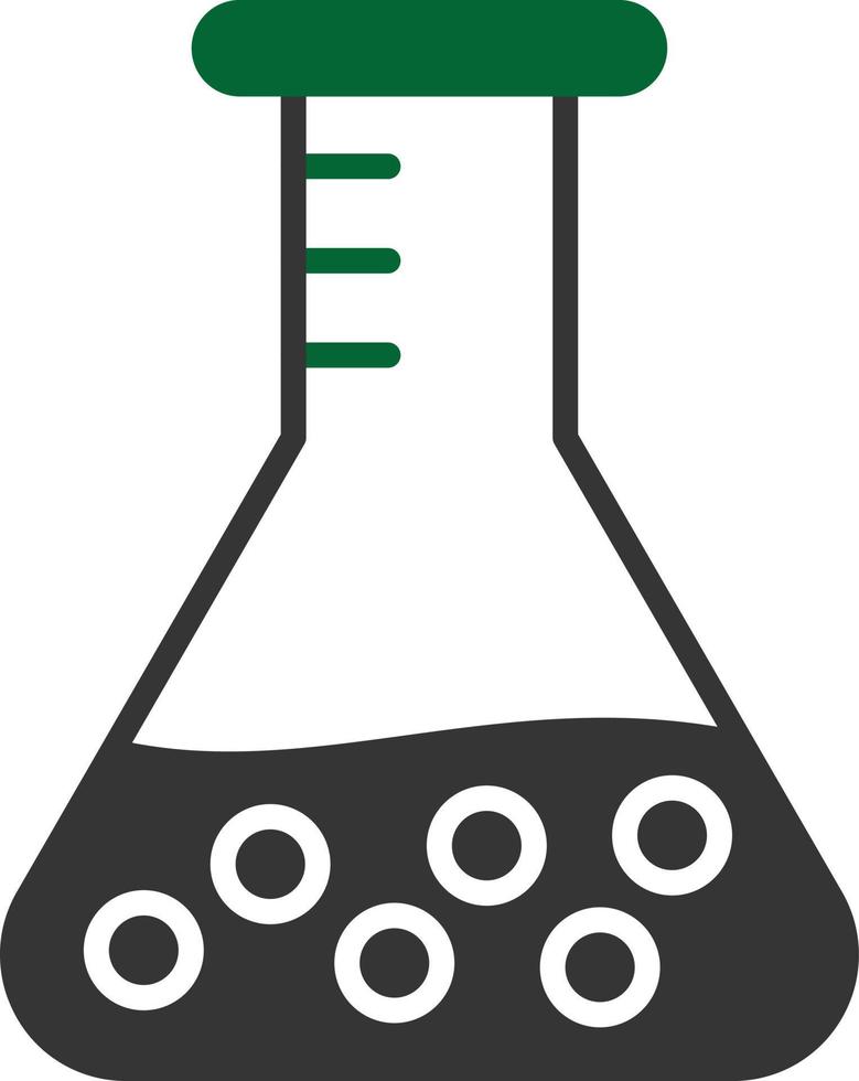 Flask Glyph Two Color vector