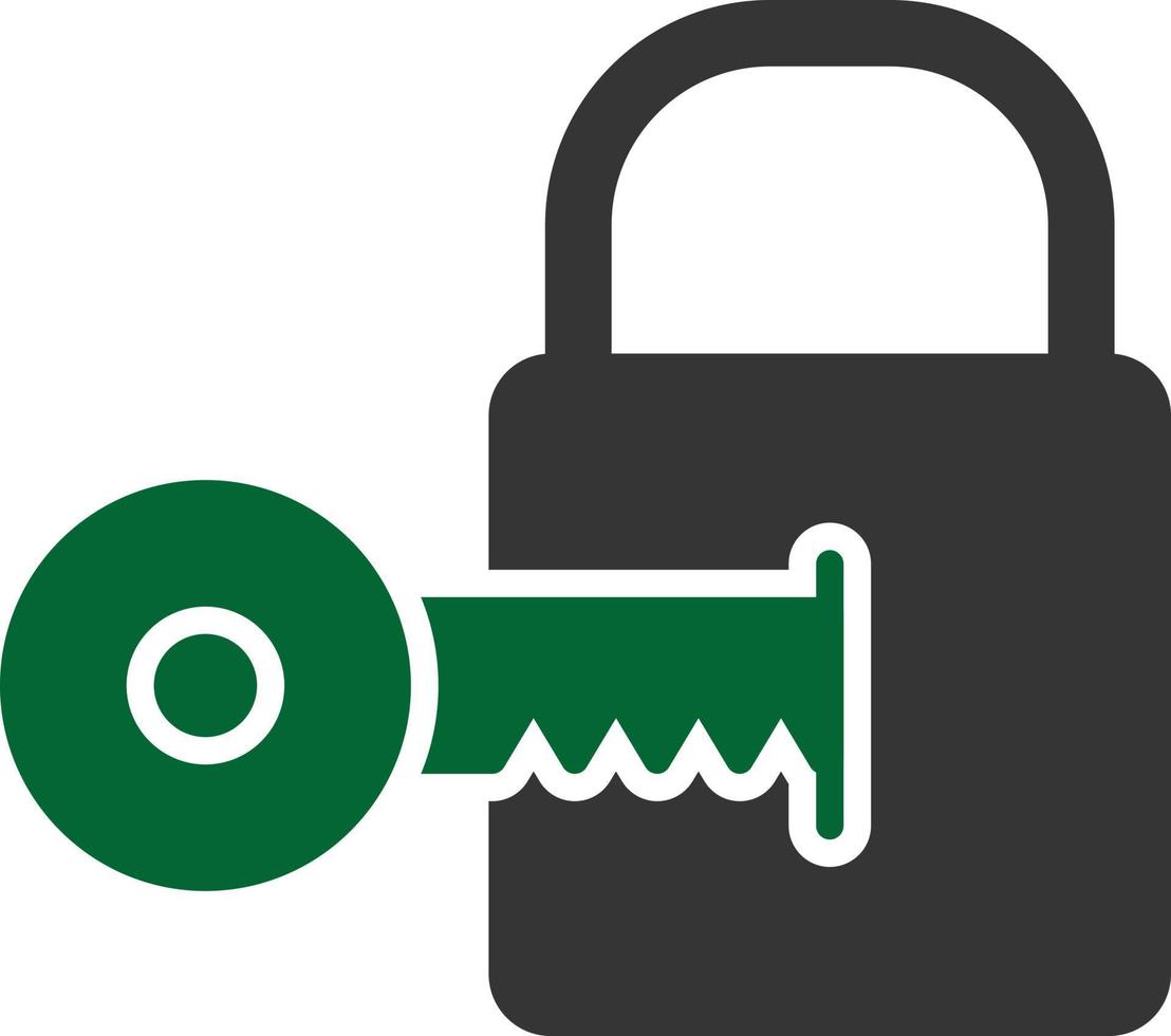 Key Skills Glyph Two Color vector