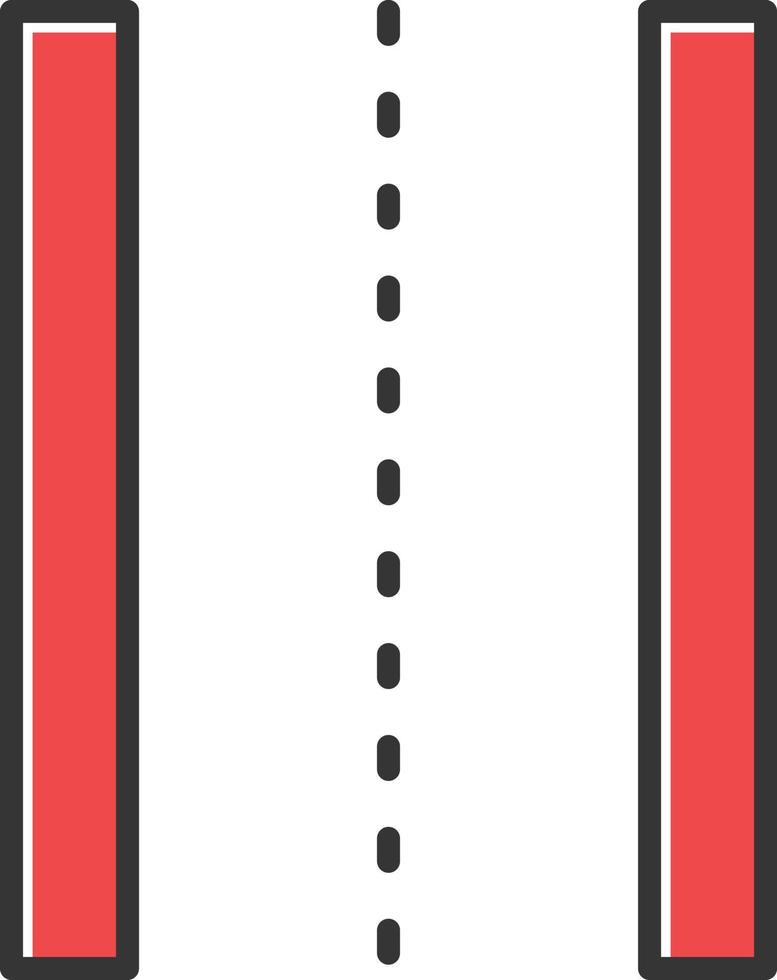 10 - Lane Filled Retro vector