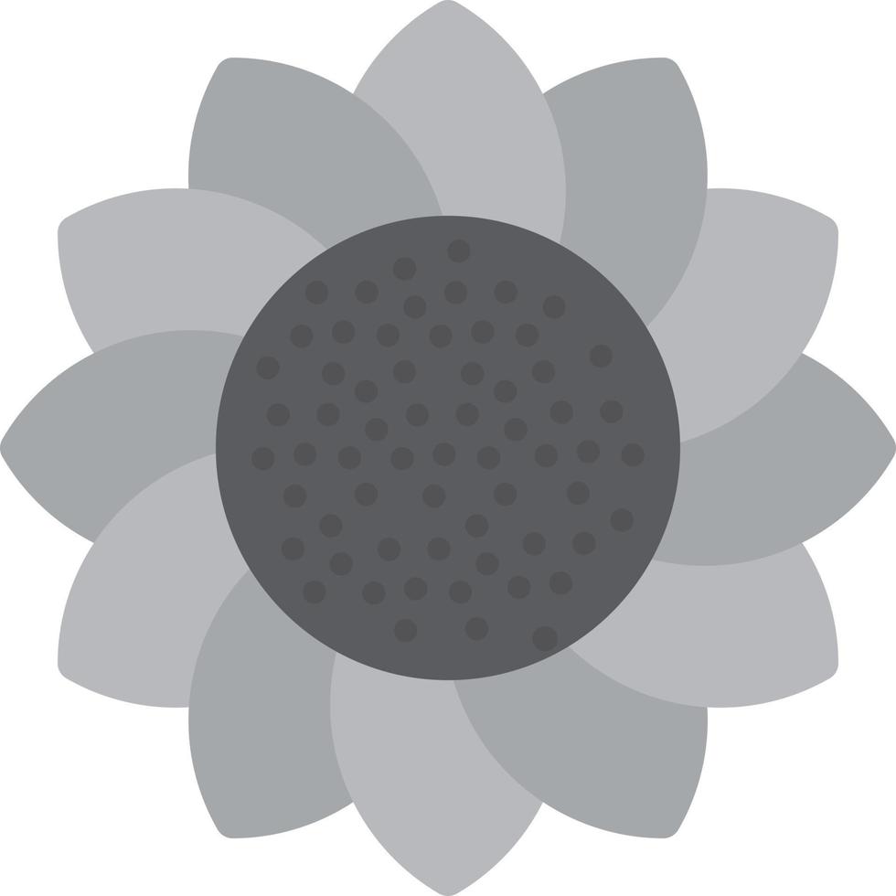 Fire Hydrant Flat Greyscale vector