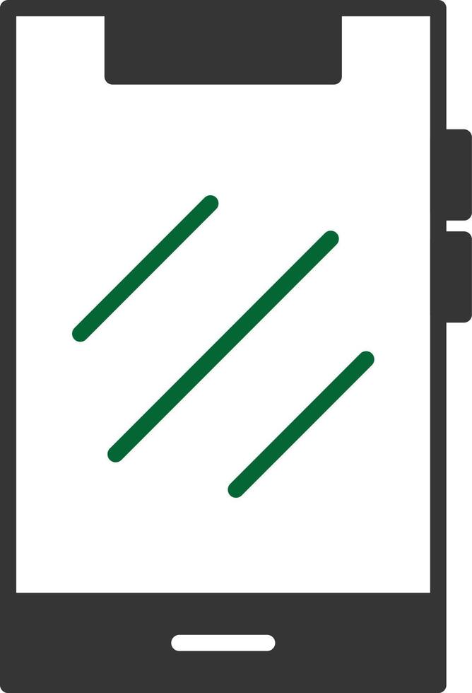 Smartphone Glyph Two Color vector