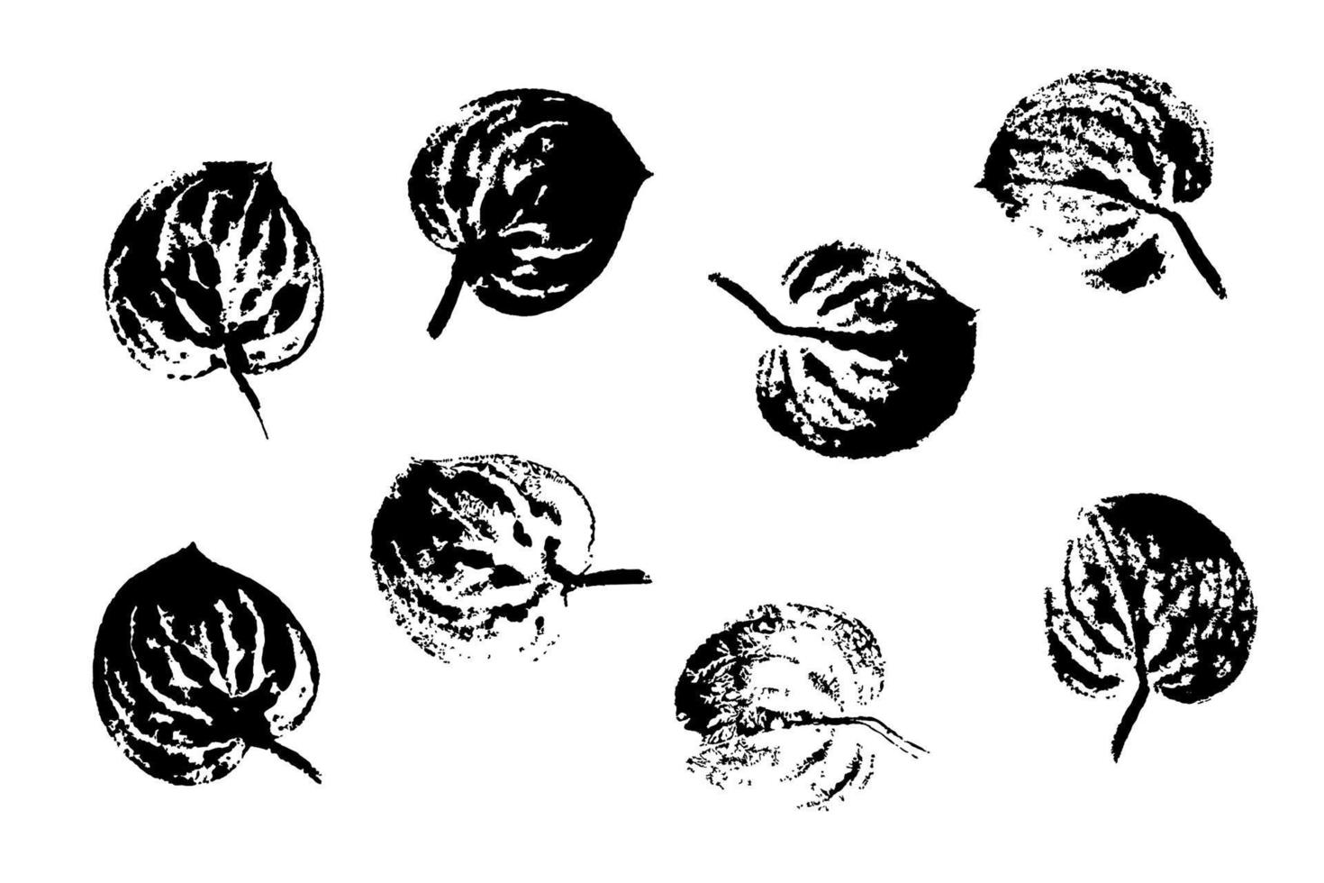 vector-leaf-print-different-black-leaves-stamp-hand-drawn-floral