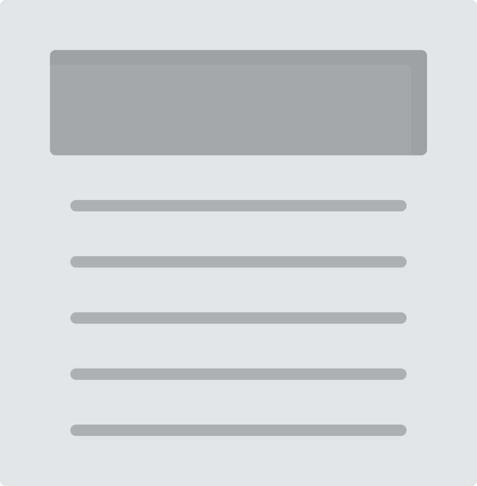Blog Flat Greyscale vector
