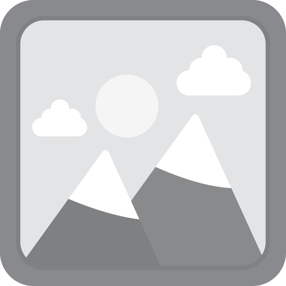 Childrens Painting Flat Greyscale vector