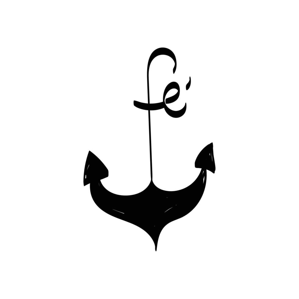 Christian Art. Hand Drawn Religious element. vector