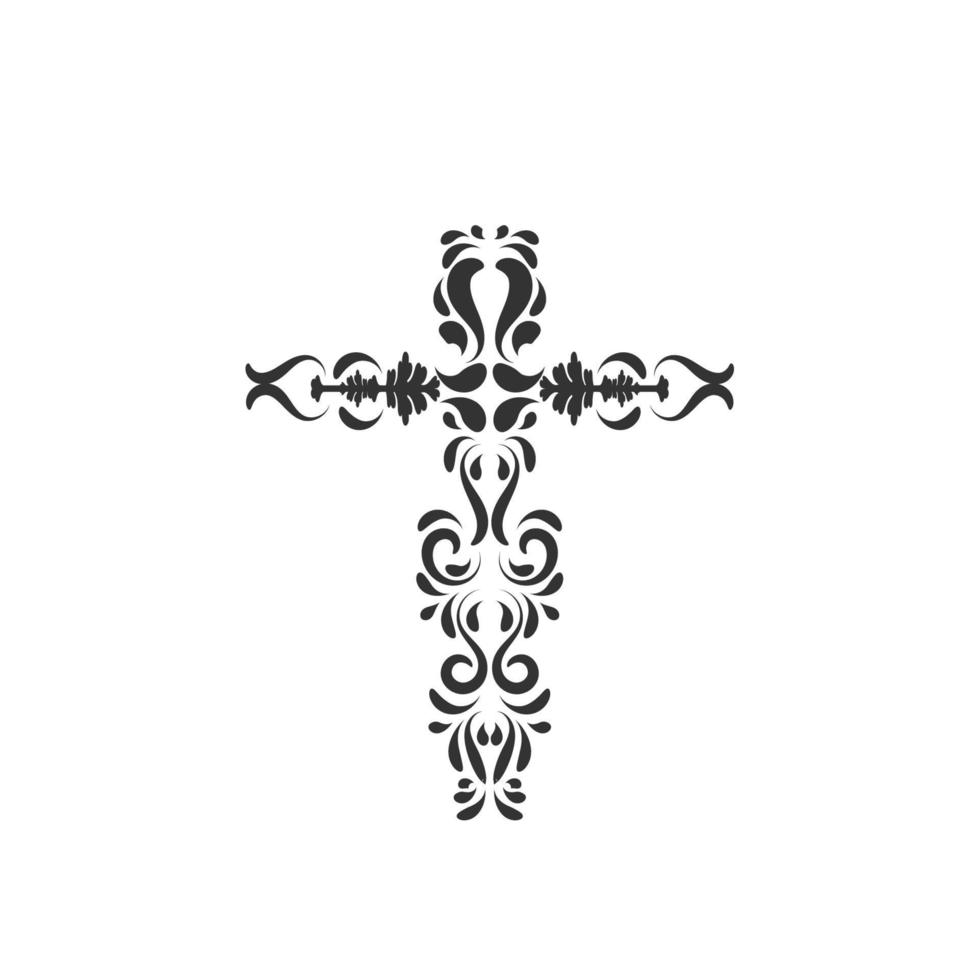 Holy Cross Design for Tattoo design vector