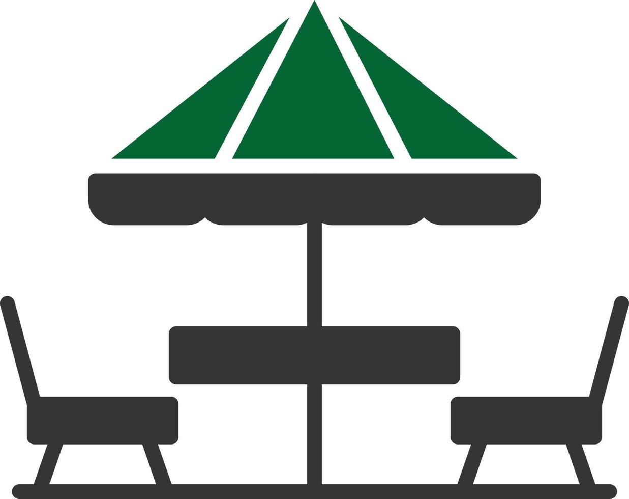 Terrace Glyph Two Color vector