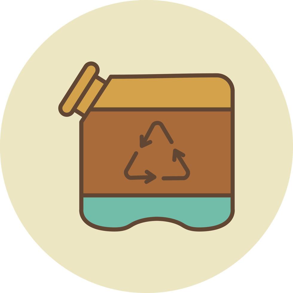 Gallon Filled Retro vector