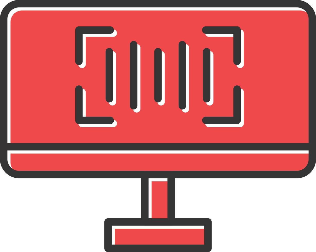 Scanner Filled Retro vector