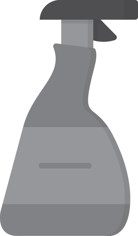 Cleaning Spray Flat Greyscale vector