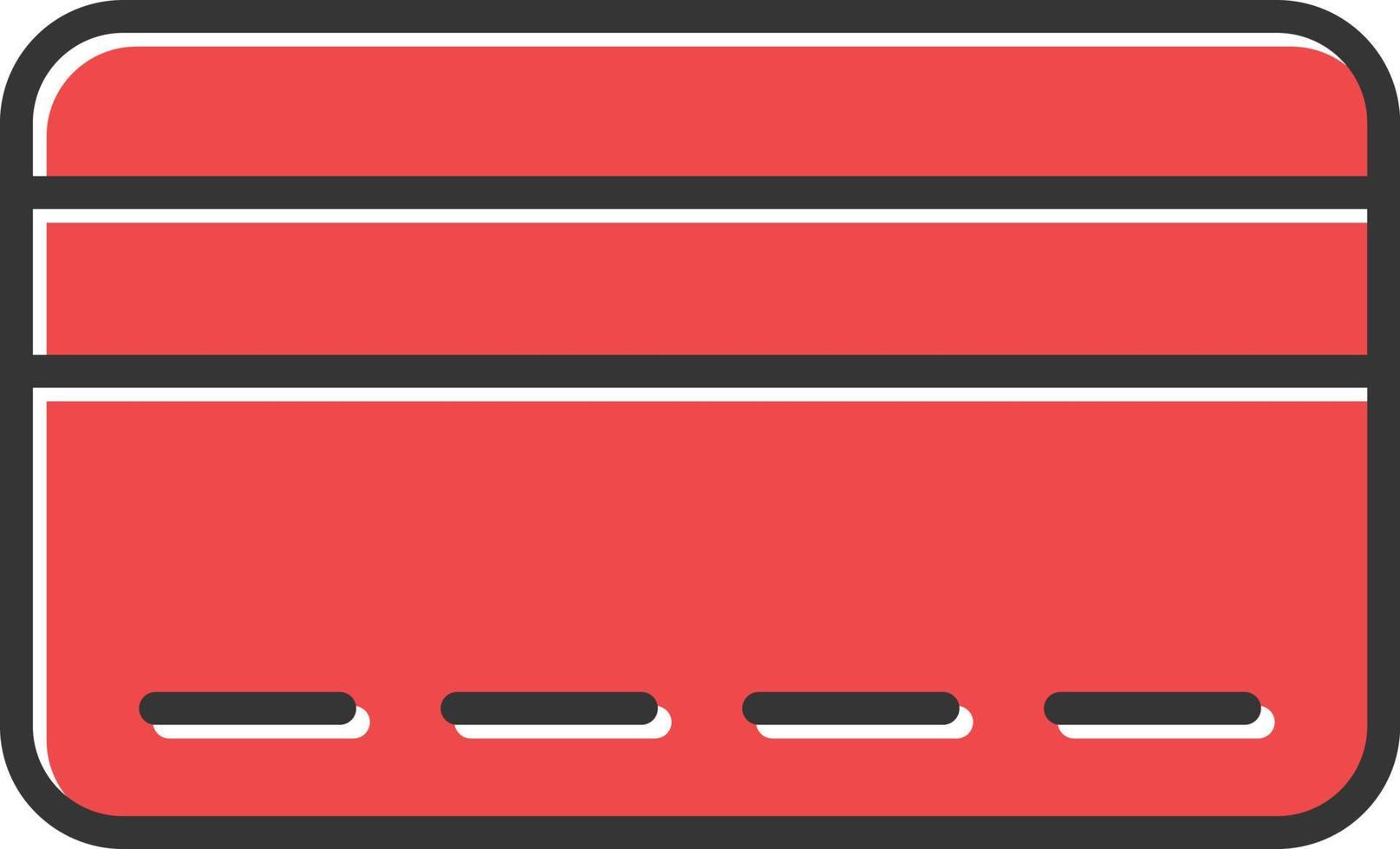 Card Filled Icon vector
