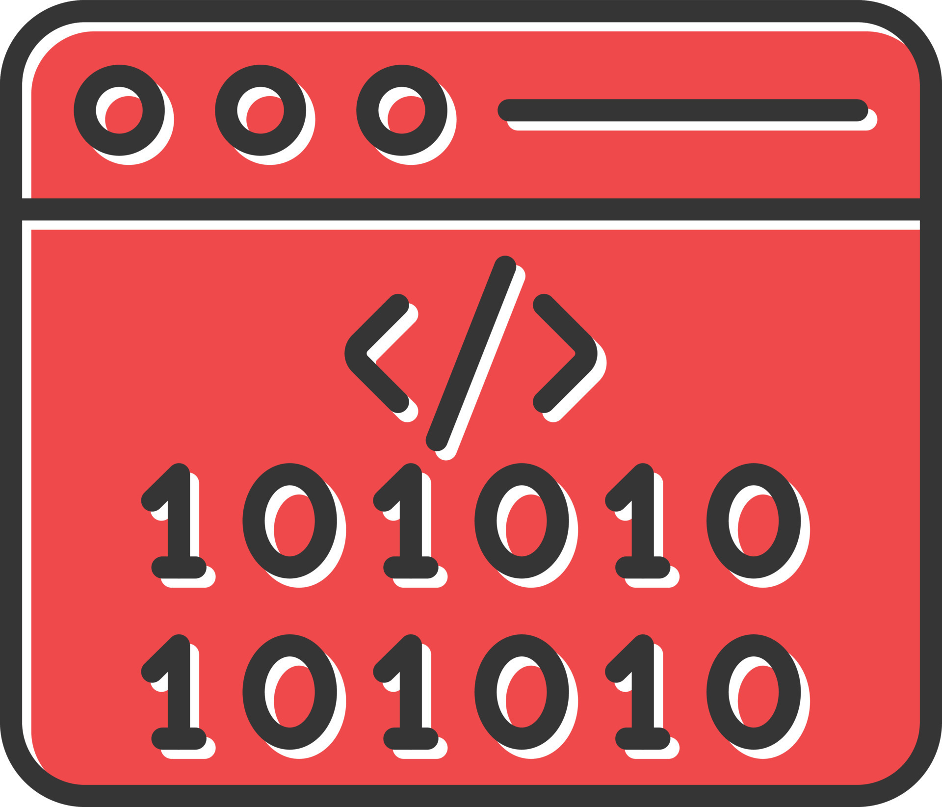 Coding Filled Retro 9746765 Vector Art at Vecteezy