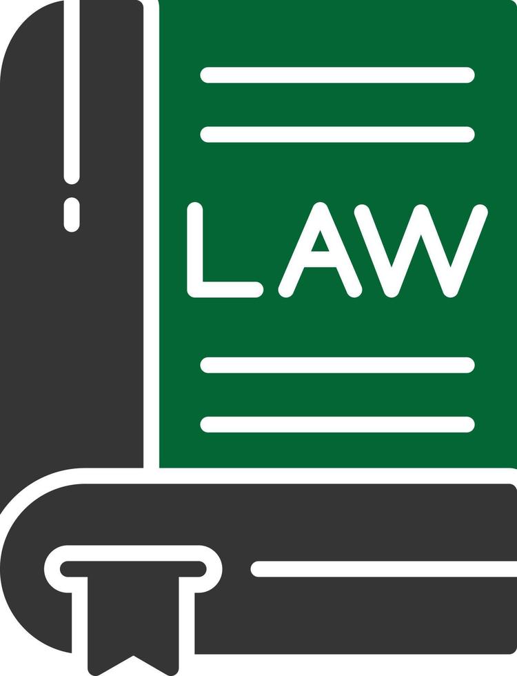 Constitution Glyph Two Color vector