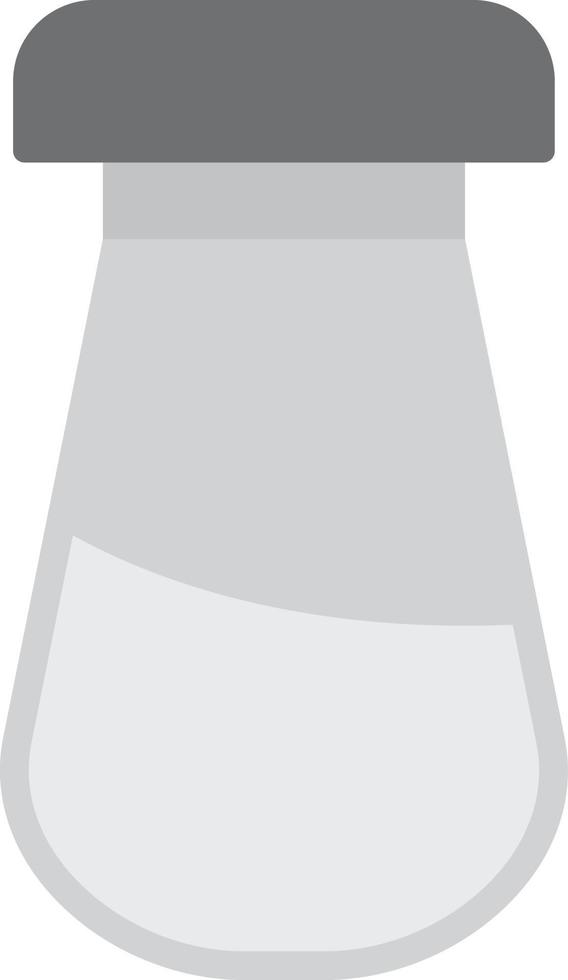 Salt Shaker Flat Greyscale vector