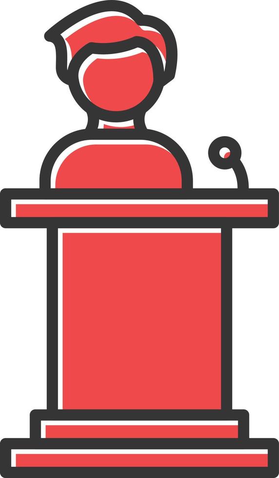 Speech Filled Icon vector