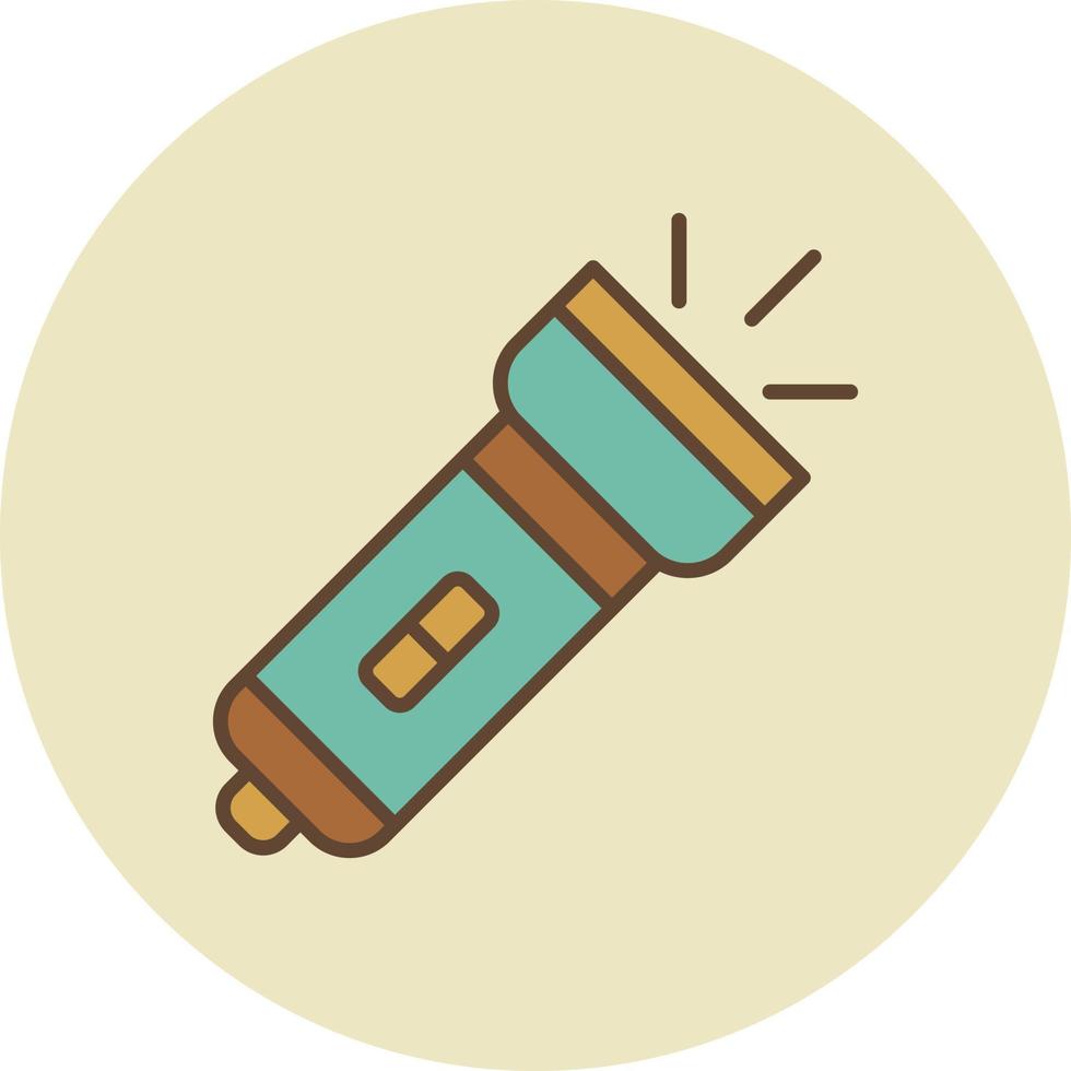 Flashlight Filled Retro vector