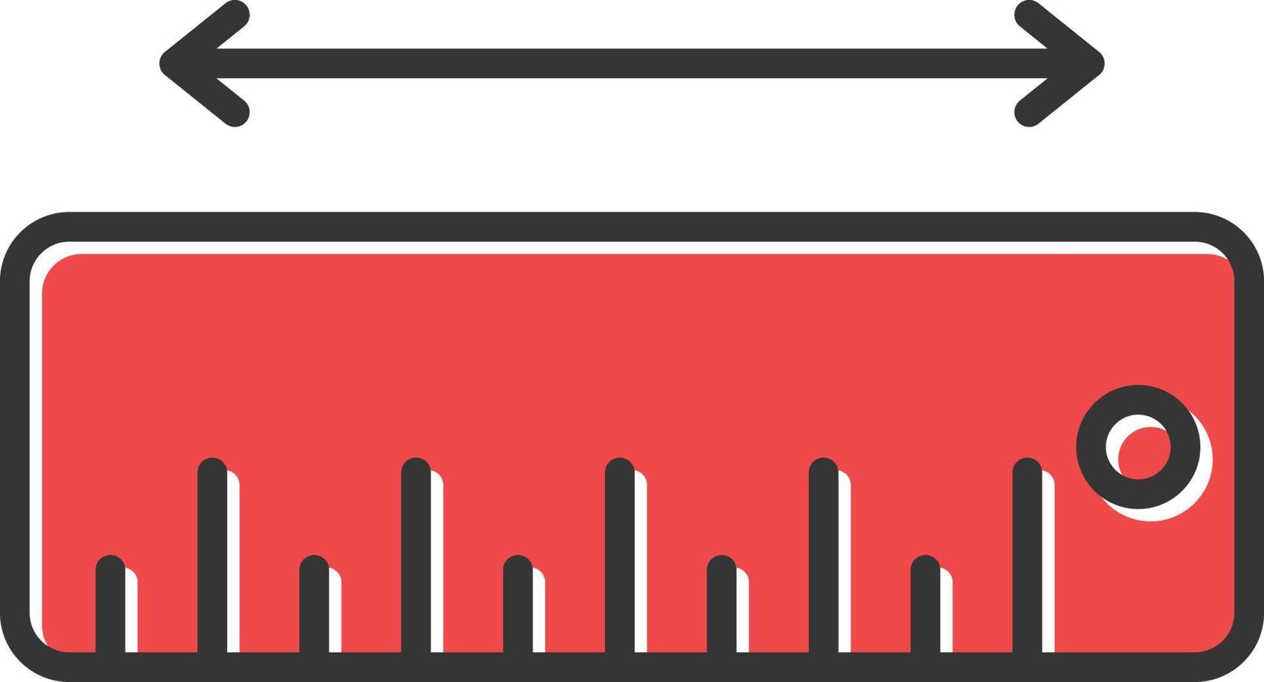 Measure Filled Retro vector