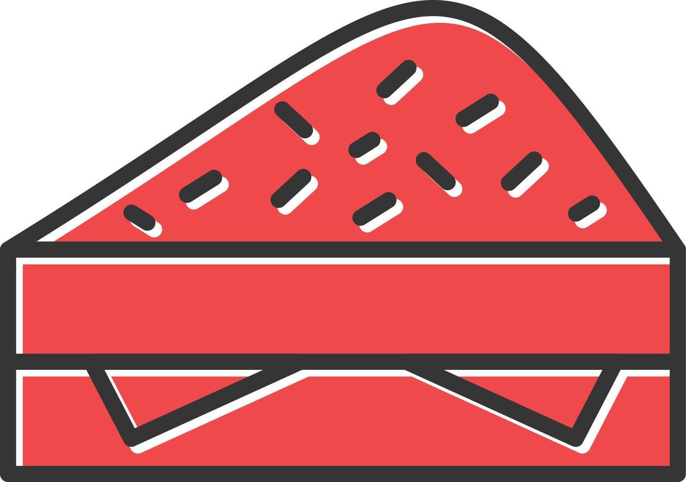 Sandwich Filled Retro vector