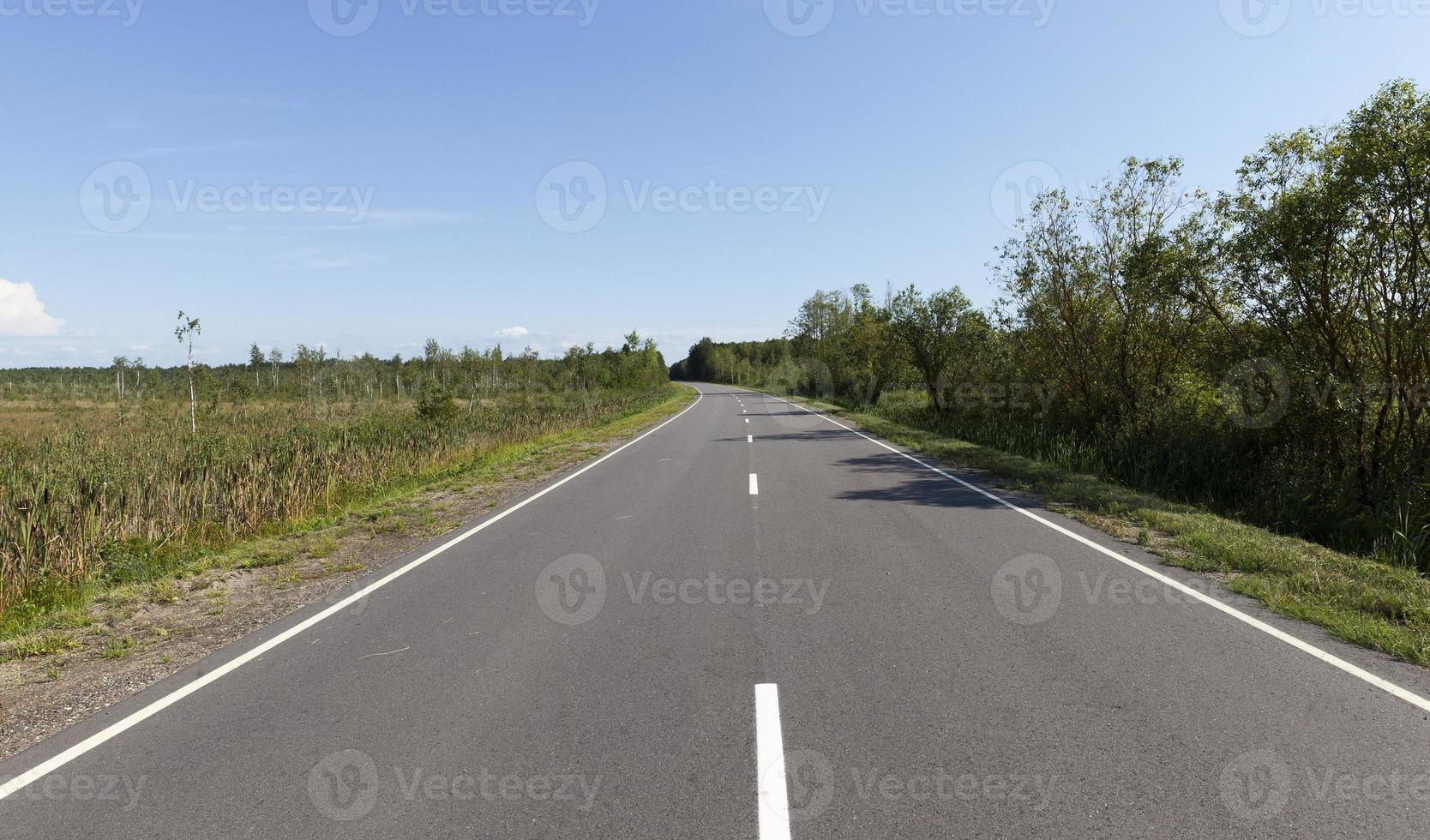 Asphalt smooth smooth roads photo