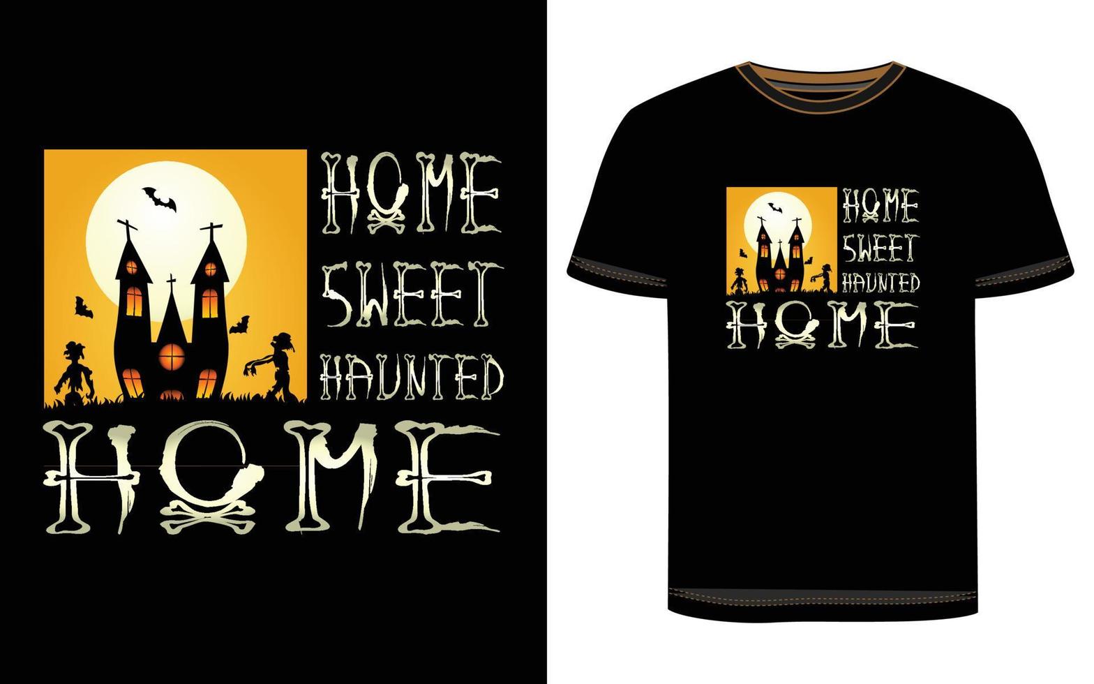 Halloween t shirt design vector