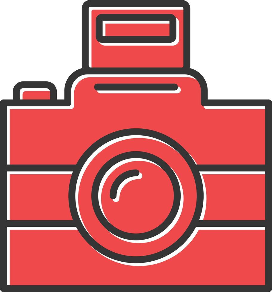 Camera Filled Icon vector