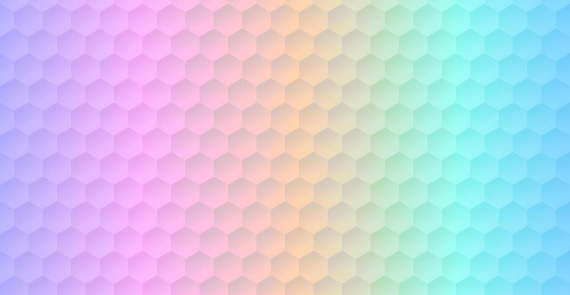 Abstract paper hexagon colorful background. vector illustrator.