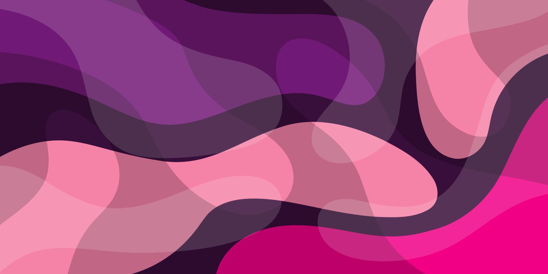 Abstract Background Wallpaper Template For Banner and Flyer Colorful Wave Pattern Concept vector