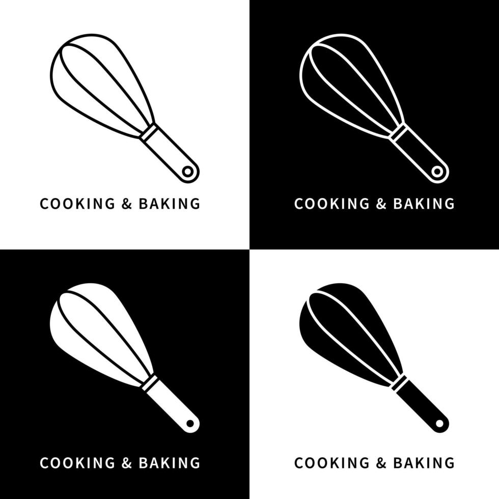 Beater Cooking kitchenware Icon. Hand Mixer Utensil Logo. Baker Equipment Vector Symbol