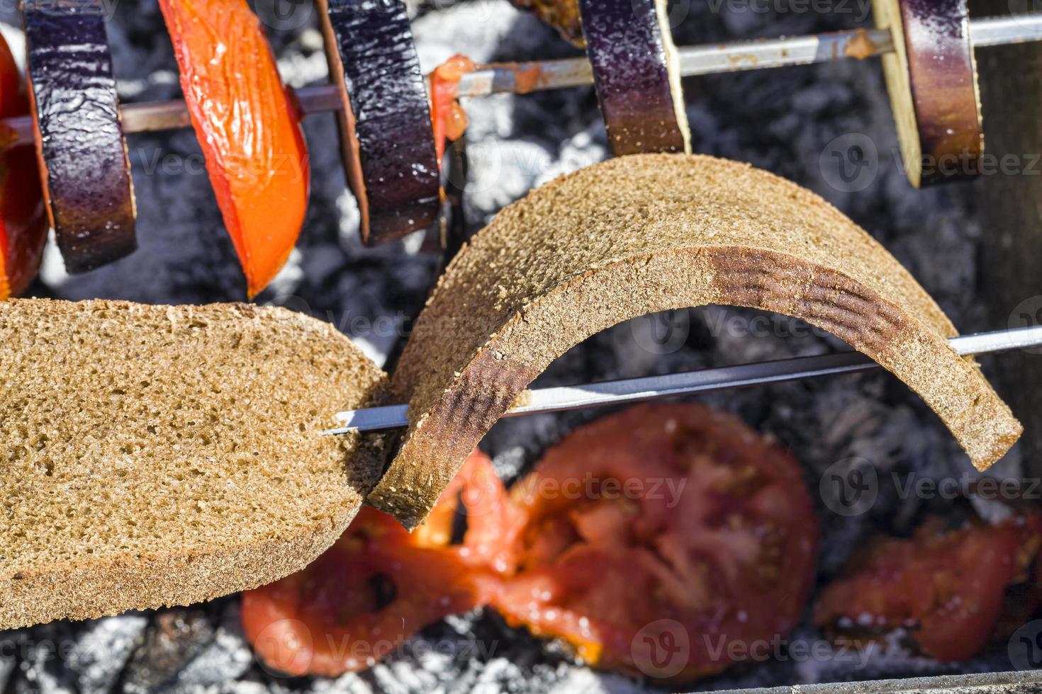 roasted rye bread photo