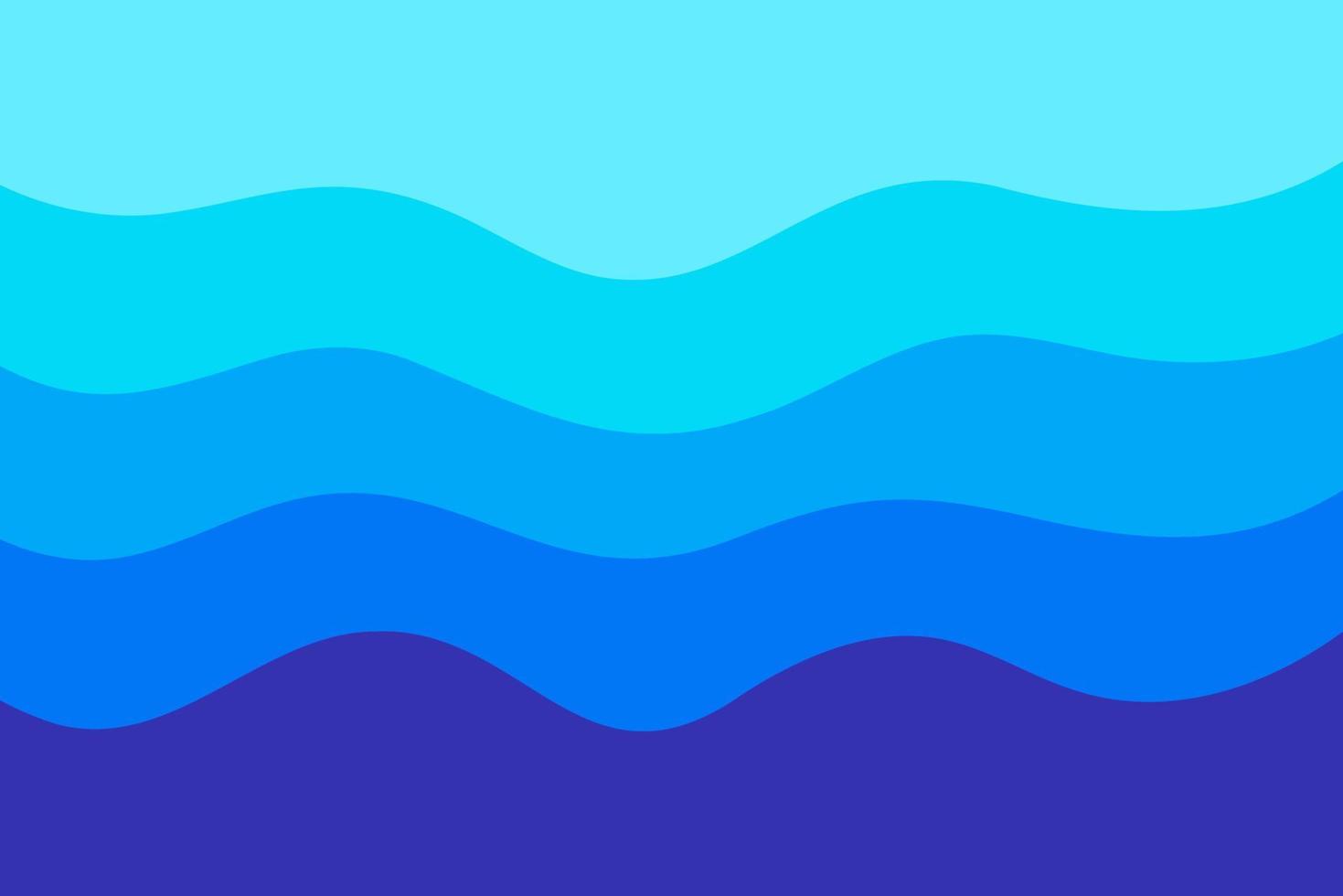 tema de degradado de onda azul de fondo abstracto para banner y publicación en redes sociales vector