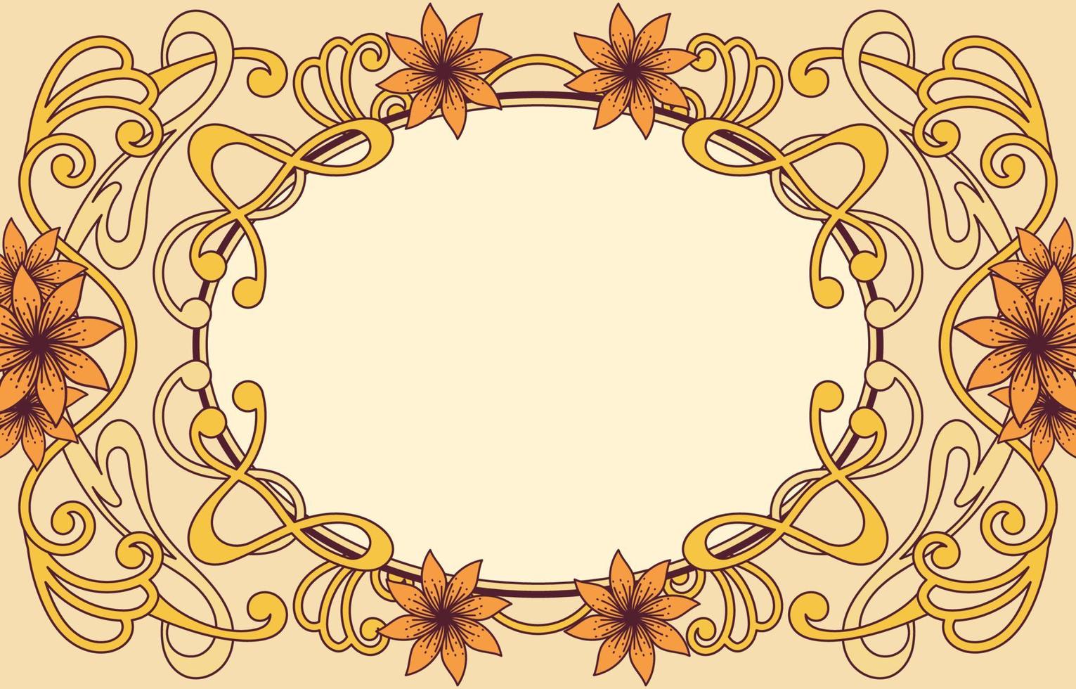 Art Nouveau Style Background vector