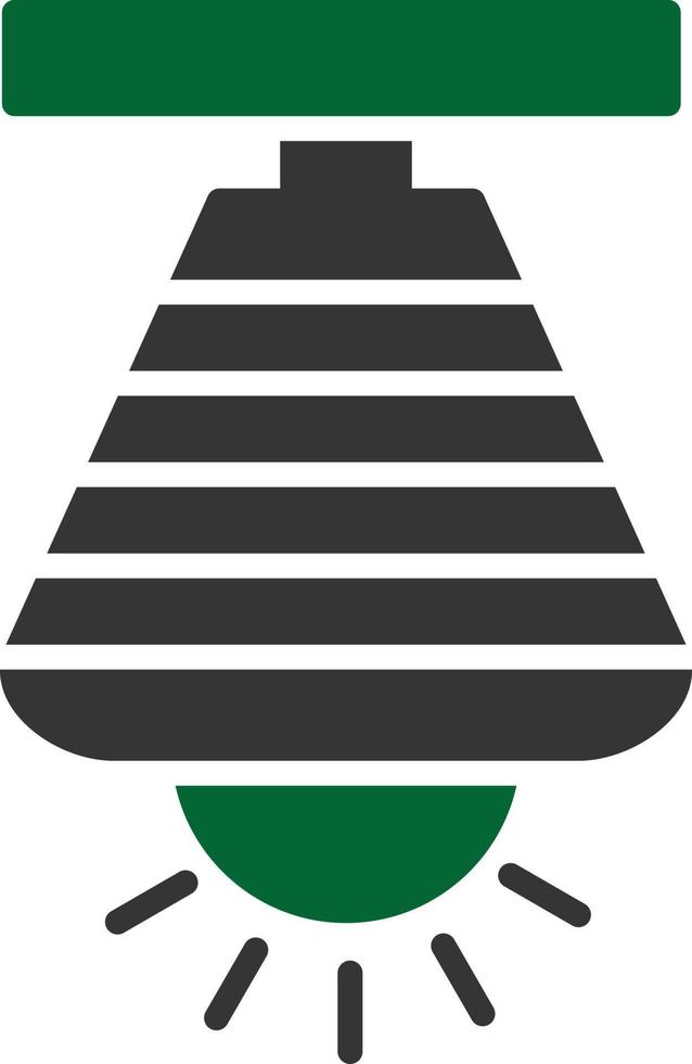 Lamp Glyph Two Color vector