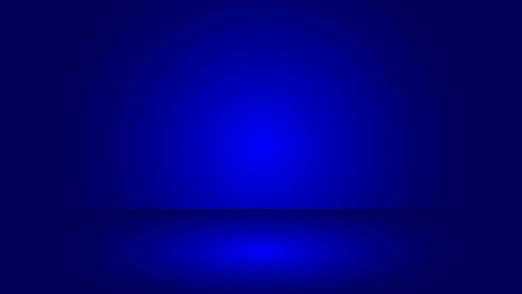 blank blue studio scene for product display with lighting effect. empty stage for presentation background vector