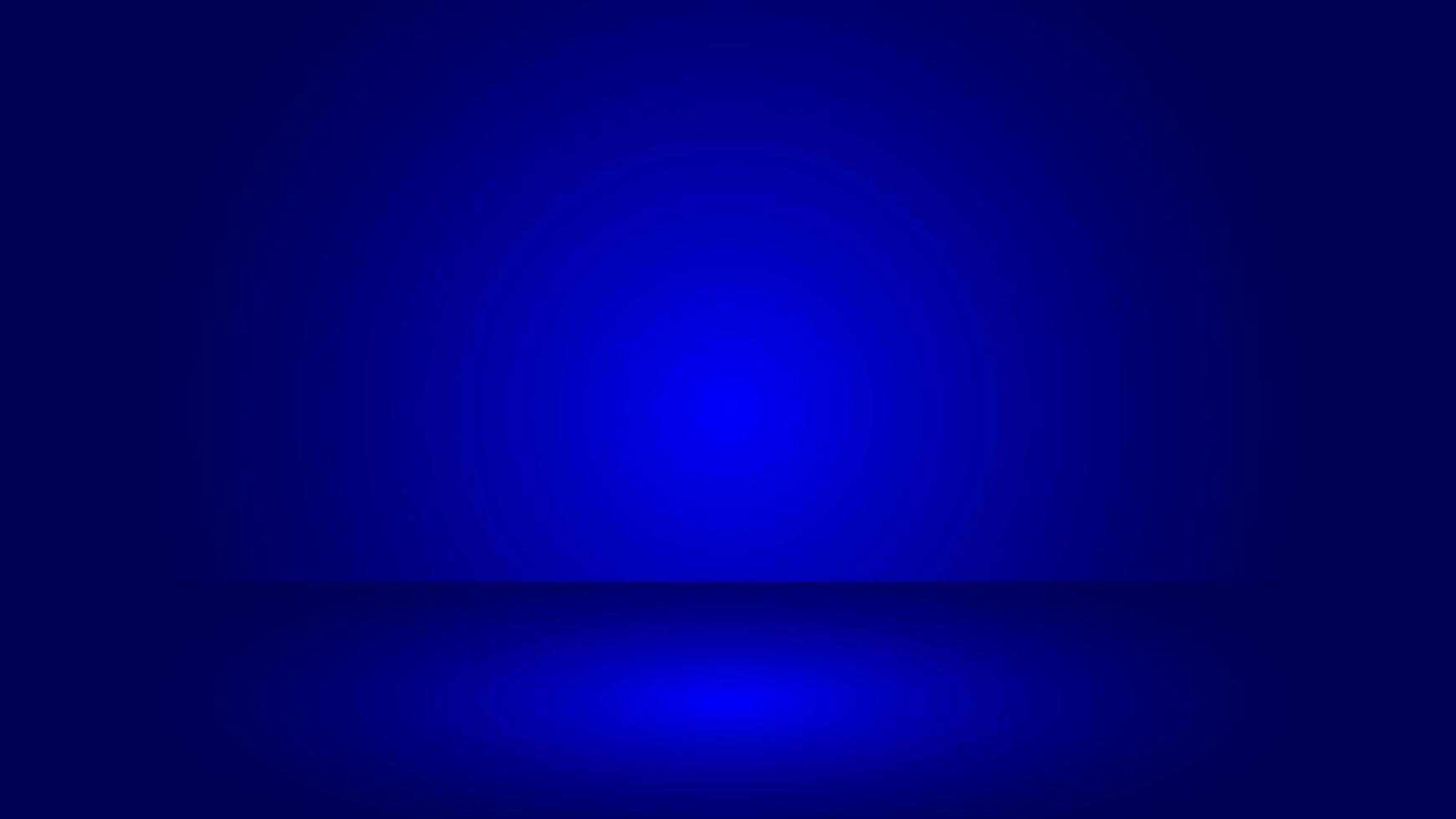 blank blue studio scene for product display with lighting effect. empty stage for presentation background vector