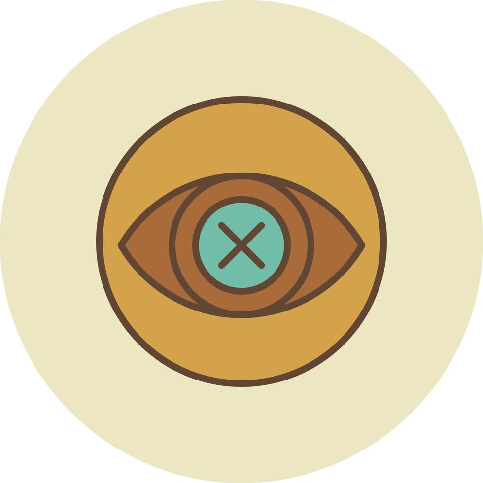 Blind Filled Retro vector